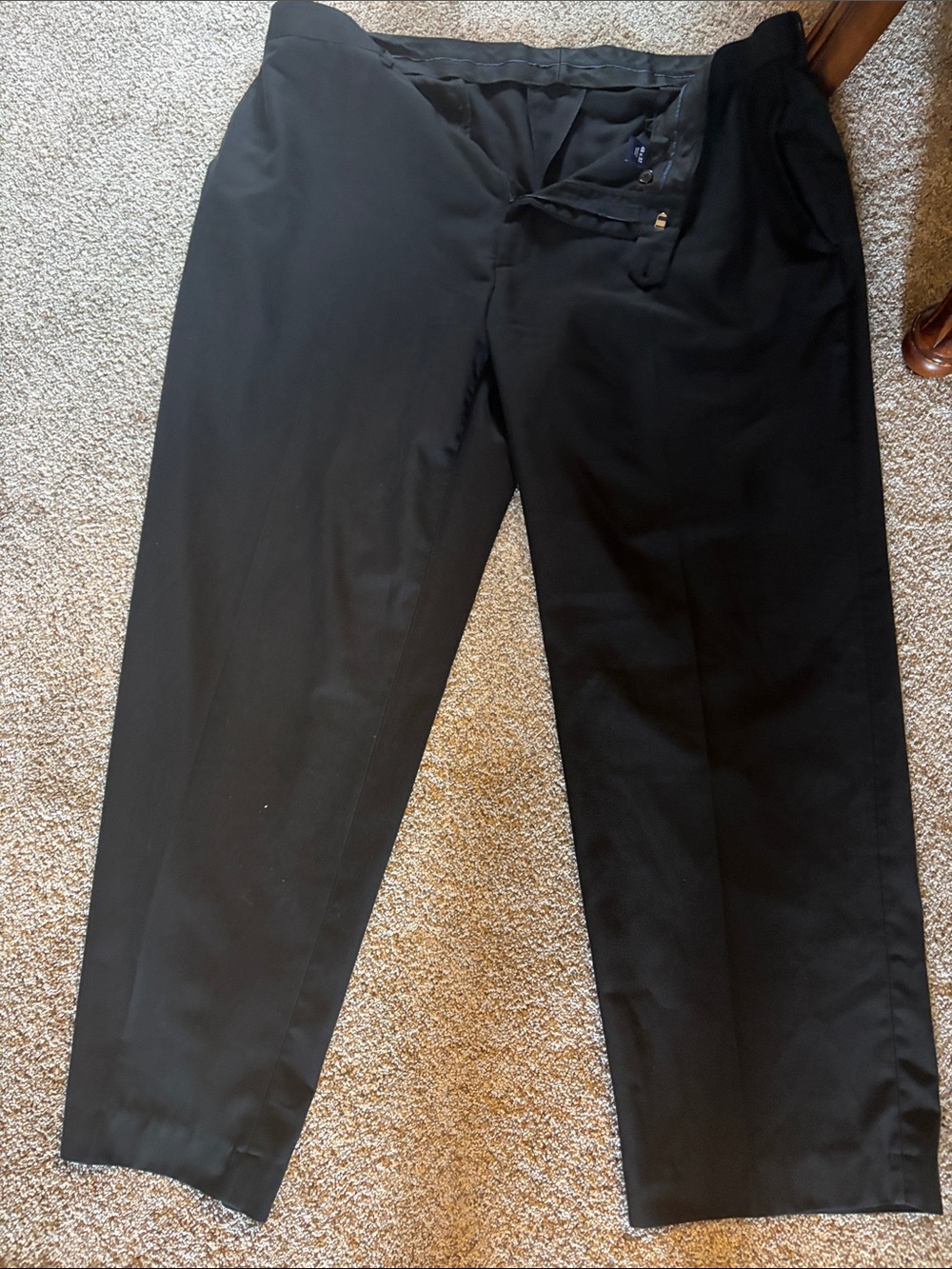 croft & barrow Men's Black Dress Slacks
